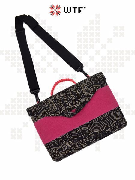 CERBERUS Laptop Bag Topography Rose