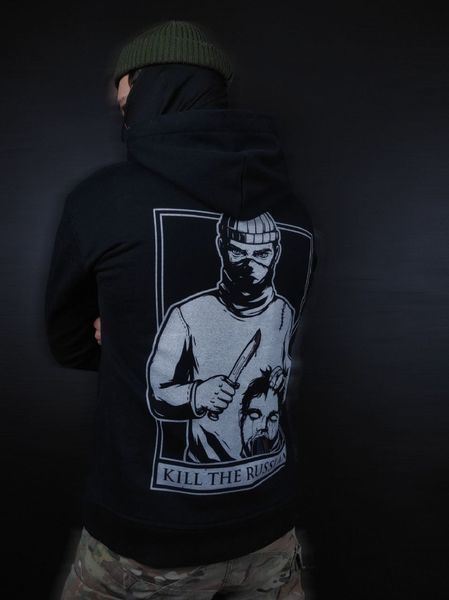 Black Hoodie "KTR" 030202 фото