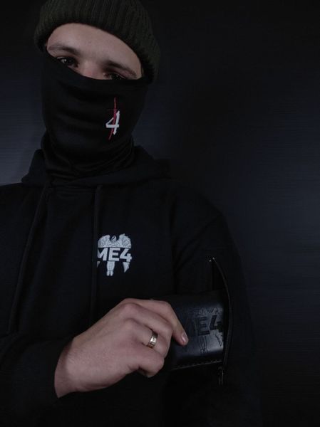 Black Hoodie "KTR" 030202 фото